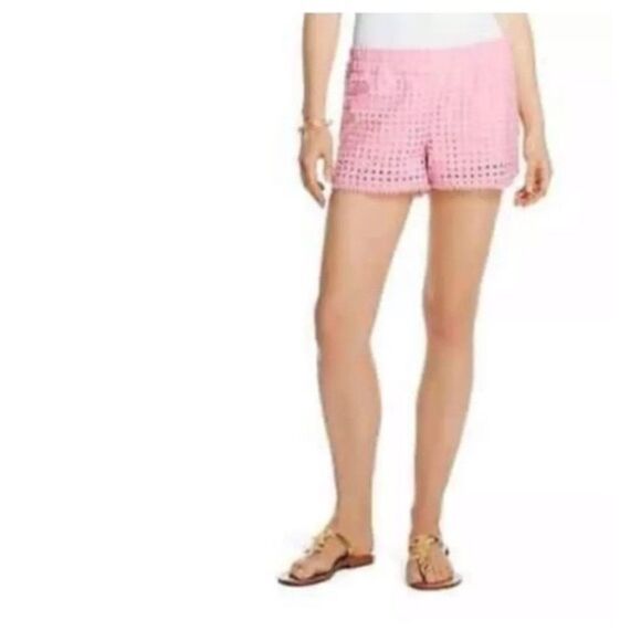 Lilly Pulitzer for Target pink eyelet shor… - Picture 1 of 4